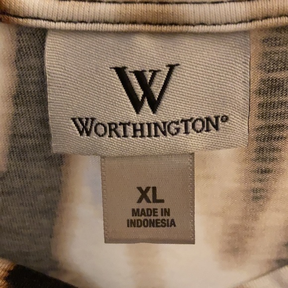 Worthington unique pattern top XL - Picture 4 of 8